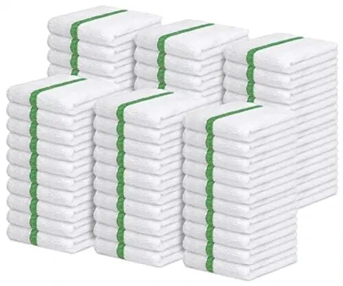 Avalon Towels Terry Bar Mop Towels (Value Pack of 60) Size 16