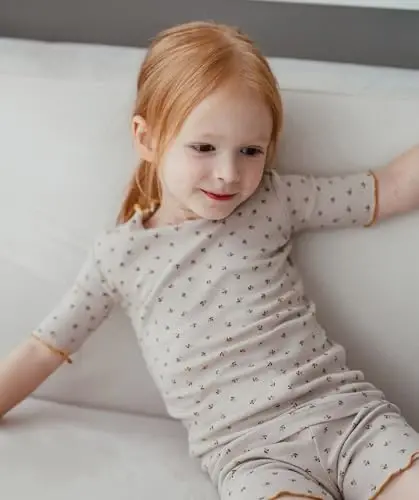 AVAUMA Baby Boy Girl Pajama Set 6M-7T Kids Cute Toddler Snug fit Flower Pattern Design Pjs Cotton Sleepwear Ruffled Shirring - 5