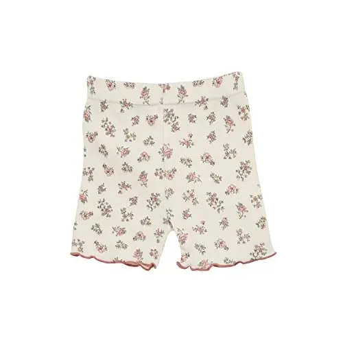 AVAUMA Baby Boy Girl Pajama Set 6M-7T Kids Cute Toddler Snug fit Flower Pattern Design Pjs Cotton Sleepwear Ruffled Shirring - 3