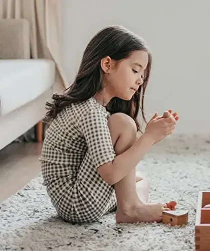 AVAUMA Baby Boys Girls Pajama Set 6M-7T Kids Cute Toddler Snug fit Pattern Design Pjs Cotton Sleepwear - 5