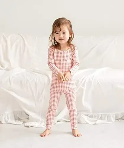 AVAUMA Baby Boys Girls Pajama Set 6M-7T Kids Cute Toddler Snug fit Pattern Design Pjs Cotton Sleepwear - 4