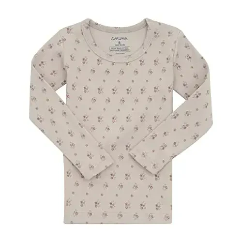 AVAUMA Baby Boys Girls Pajama Set 6M-7T Kids Cute Toddler Snug fit Pattern Design Pjs Cotton Sleepwear - 2