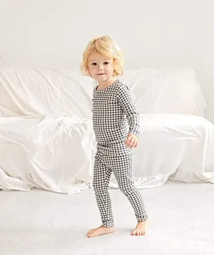 AVAUMA Baby Boys Girls Pajama Set 6M-7T Kids Cute Toddler Snug fit Pattern Design Pjs Cotton Sleepwear - 9