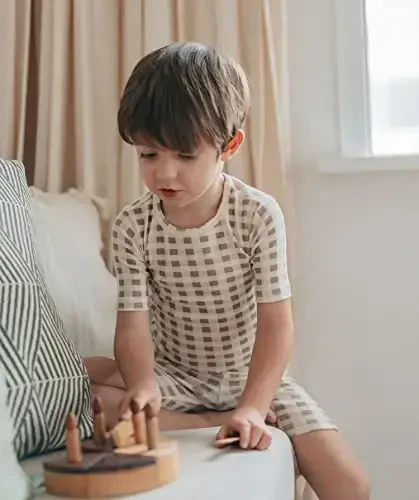 AVAUMA Baby Boys Girls Pajama Set 6M-7T Kids Cute Toddler Snug fit Pattern Design Pjs Cotton Sleepwear - 4