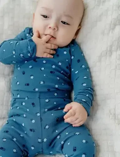 AVAUMA Baby Boys Girls Pajama Set 6M-7T Kids Cute Toddler Snug fit Pattern Design Pjs Cotton Sleepwear - 5