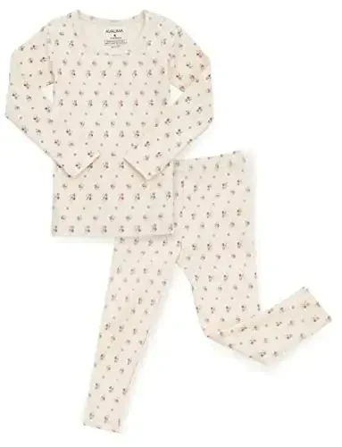 AVAUMA Baby Boys Girls Pajama Set 6M-7T Kids Cute Toddler Snug fit Pattern Design Pjs Cotton Sleepwear - 1