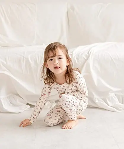 AVAUMA Baby Boys Girls Pajama Set 6M-7T Kids Cute Toddler Snug fit Pattern Design Pjs Cotton Sleepwear - 5