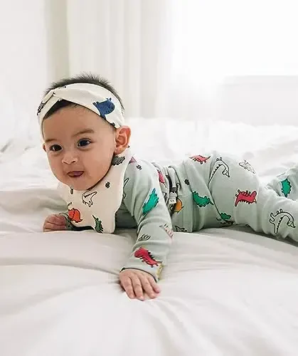 AVAUMA Baby Boys Girls Pajama Set 6M-8T Kids Cute Toddler Snug fit Pjs Cotton Sleepwear - 6