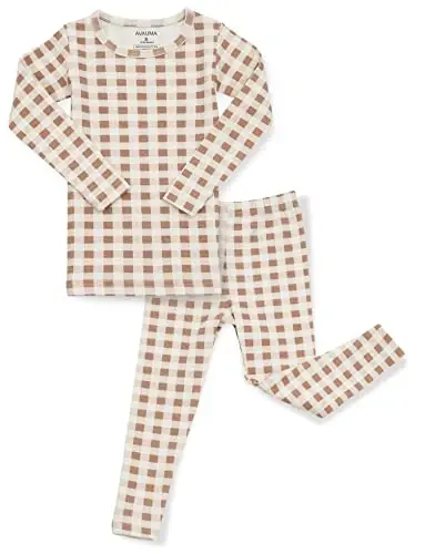 AVAUMA Baby Boys Girls Pajama Set 6M-7T Kids Cute Toddler Snug fit Pattern Design Pjs Cotton Sleepwear - 1