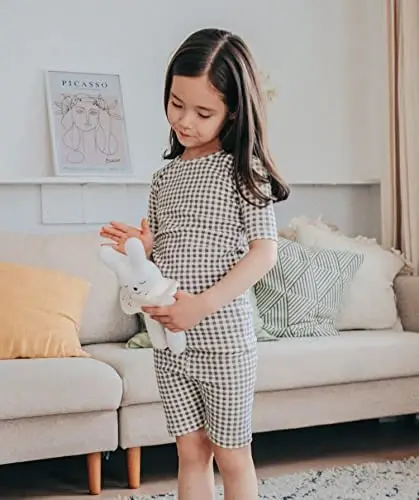 AVAUMA Baby Boys Girls Pajama Set 6M-7T Kids Cute Toddler Snug fit Pattern Design Pjs Cotton Sleepwear - 4