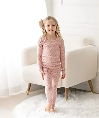 AVAUMA Baby Boys Girls Pajama Set 6M-7T Kids Cute Toddler Snug fit Pattern Design Pjs Cotton Sleepwear - 4