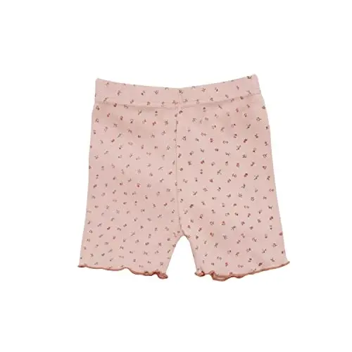 AVAUMA Bebek Erkek Kız Pijama Takımı 6 Ay-7 Yaş Çocuk Sevimli Küçük Çocuk Vücuda Oturan Çiçek Desenli Pijama Pamuklu Uyku Giyim Fırfırlı Büzgülü - 8