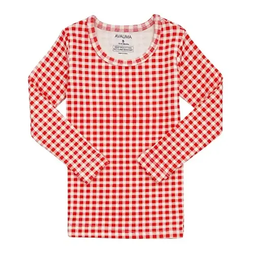 AVAUMA Bebek Erkek Kız Pijama Takımı 6 Ay-7 Yaş Çocuk Sevimli Küçük Çocuk Vücuda Oturan Desen Tasarımı Pamuklu Pijama - 2