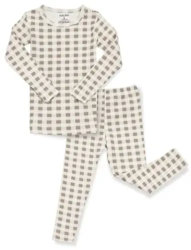 AVAUMA Baby Boys Girls Pajama Set 6M-7T Kids Cute Toddler Snug fit Pattern Design Pjs Cotton Sleepwear - 1