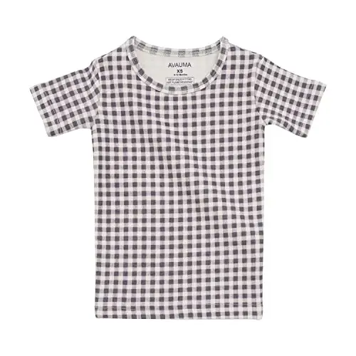 AVAUMA Baby Boys Girls Pajama Set 6M-7T Kids Cute Toddler Snug fit Pattern Design Pjs Cotton Sleepwear - 2