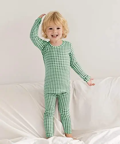 AVAUMA Baby Boys Girls Pajama Set 6M-7T Kids Cute Toddler Snug fit Pattern Design Pjs Cotton Sleepwear - 4