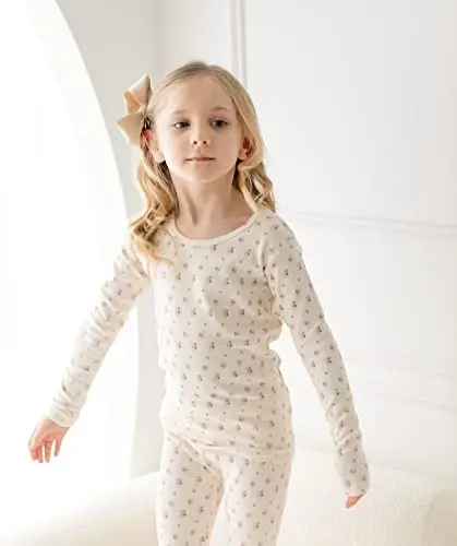 AVAUMA Baby Boys Girls Pajama Set 6M-7T Kids Cute Toddler Snug fit Pattern Design Pjs Cotton Sleepwear - 5