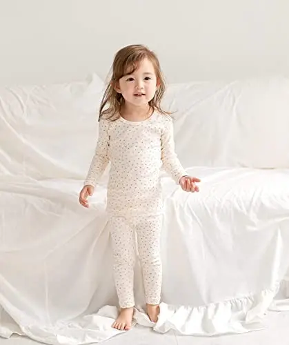 AVAUMA Baby Boys Girls Pajama Set 6M-7T Kids Cute Toddler Snug fit Pattern Design Pjs Cotton Sleepwear - 4