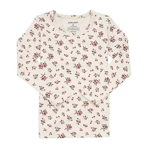 AVAUMA Baby Boys Girls Pajama Set 6M-7T Kids Cute Toddler Snug fit Pattern Design Pjs Cotton Sleepwear - 2