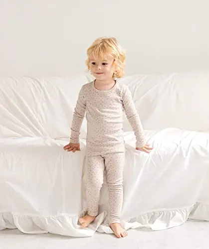 AVAUMA Baby Boys Girls Pajama Set 6M-7T Kids Cute Toddler Snug fit Pattern Design Pjs Cotton Sleepwear - 4