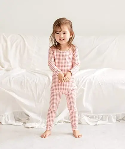 AVAUMA Baby Boys Girls Pajama Set 6M-7T Kids Cute Toddler Snug fit Pattern Design Pjs Cotton Sleepwear - 4