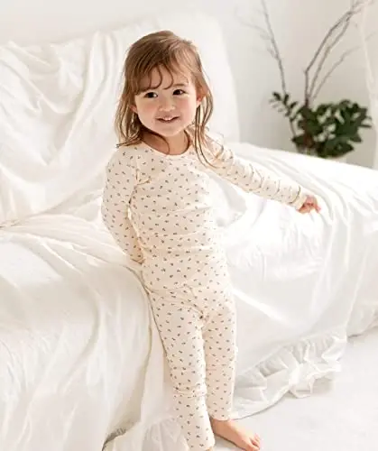 AVAUMA Baby Boys Girls Pajama Set 6M-7T Kids Cute Toddler Snug fit Pattern Design Pjs Cotton Sleepwear - 10