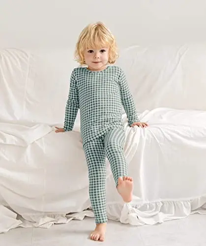 AVAUMA Baby Boys Girls Pajama Set 6M-7T Kids Cute Toddler Snug fit Pattern Design Pjs Cotton Sleepwear - AVAUMA (1)