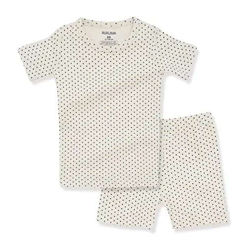 AVAUMA Baby Boys Girls Pajama Set 6M-7T Kids Cute Toddler Snug fit Pattern Design Pjs Cotton Sleepwear - 1