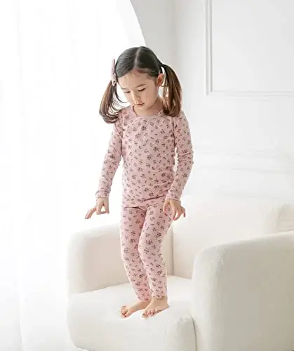 AVAUMA Baby Boys Girls Pajama Set 6M-7T Kids Cute Toddler Snug fit Pattern Design Pjs Cotton Sleepwear - 3