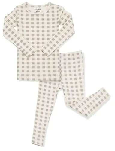 AVAUMA Baby Boys Girls Pajama Set 6M-7T Kids Cute Toddler Snug fit Pattern Design Pjs Cotton Sleepwear - 1
