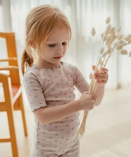 AVAUMA Baby Boy Girl Pajama Set 6M-7T Kids Cute Toddler Snug fit Flower Pattern Design Pjs Cotton Sleepwear Ruffled Shirring - 5