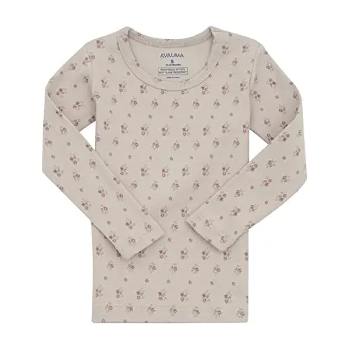 AVAUMA Baby Boys Girls Pajama Set 6M-7T Kids Cute Toddler Snug fit Pattern Design Pjs Cotton Sleepwear - 2