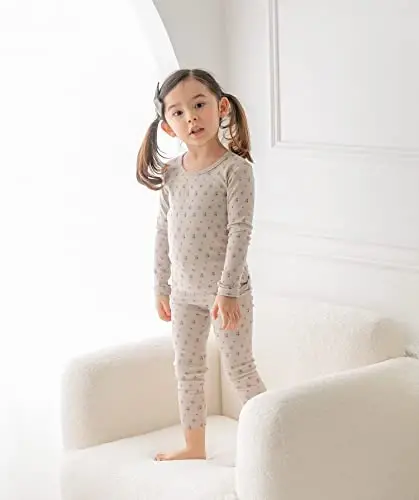 AVAUMA Baby Boys Girls Pajama Set 6M-7T Kids Cute Toddler Snug fit Pattern Design Pjs Cotton Sleepwear - 4