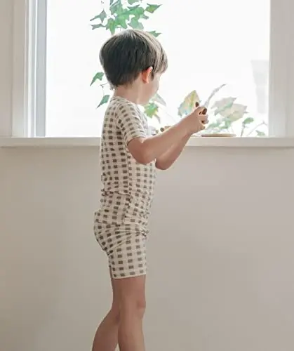 AVAUMA Baby Boys Girls Pajama Set 6M-7T Kids Cute Toddler Snug fit Pattern Design Pjs Cotton Sleepwear - 5