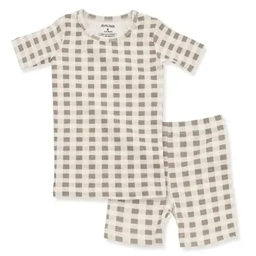 AVAUMA Baby Boys Girls Pajama Set 6M-7T Kids Cute Toddler Snug fit Pattern Design Pjs Cotton Sleepwear 