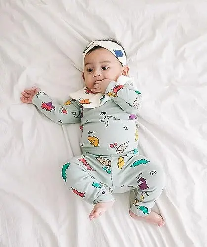 AVAUMA Baby Boys Girls Pajama Set 6M-8T Kids Cute Toddler Snug fit Pjs Cotton Sleepwear - 4
