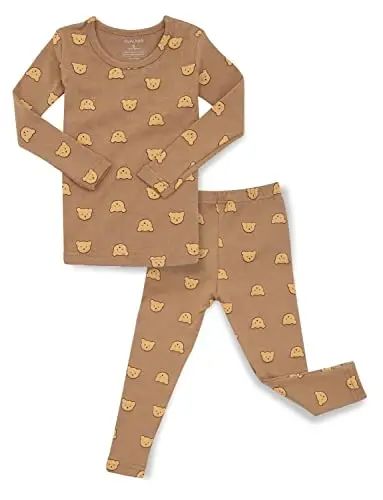 AVAUMA Baby Boys Girls Pajama Set 6M-8T Kids Cute Toddler Snug fit Pjs Cotton Sleepwear 
