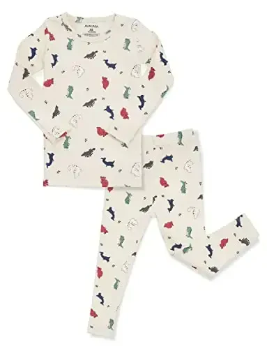 AVAUMA Baby Boys Girls Pajama Set 6M-8T Kids Cute Toddler Snug fit Pjs Cotton Sleepwear 