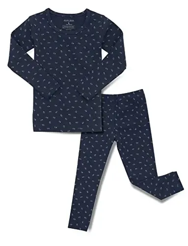 AVAUMA Baby Boys Girls Pajama Set 6M-7T Kids Cute Toddler Snug fit Pattern Design Pjs Cotton Sleepwear - 1