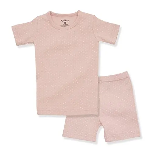 AVAUMA Bebek Erkek Kız Pijama Takımı 6Ay-7Yaş Çocuk Sevimli Küçük Çocuk Vücuda Oturan Desen Tasarımlı Pjs Pamuklu Uyku Giyim 