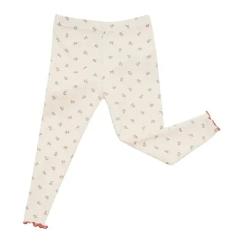 AVAUMA Baby Boy Girl Pajama Set 6M-7T Kids Cute Toddler Snug fit Flower Pattern Design Pjs Cotton Sleepwear Ruffled Shirring - 3