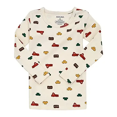 AVAUMA Baby Boys Girls Pajama Set 6M-8T Kids Cute Toddler Snug fit Pjs Cotton Sleepwear - 2