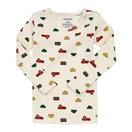 AVAUMA Baby Boys Girls Pajama Set 6M-8T Kids Cute Toddler Snug fit Pjs Cotton Sleepwear - AVAUMA (1)