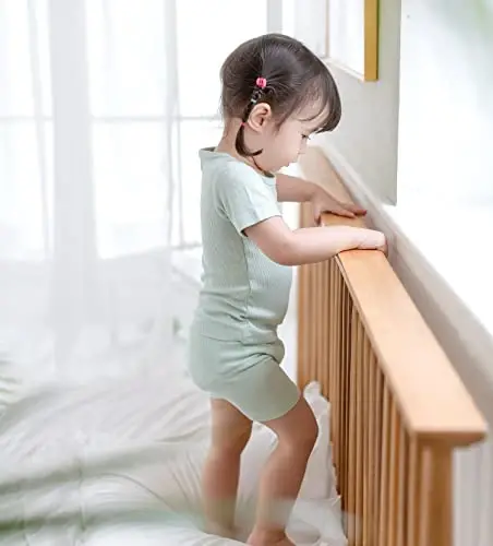 AVAUMA Bebek Kısa Pijama Takımı Bebek Erkek Kız Çocuklar Dar Kesim Fitilli Ev Giyimi pjs Günlük Yaşam Tarzı için - 5
