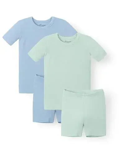 AVAUMA Toddler Short Pajamas Set Baby Boys Girls Kids Snug fit Ribbed Sleepwear pjs for Daily Life Style - MODAZONE