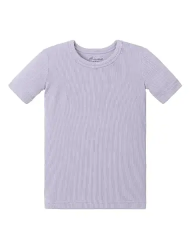 AVAUMA Bebek Kısa Pijama Takımı Bebek Erkek Kız Çocuklar Dar Kesim Fitilli Pijama Günlük Yaşam Tarzı için - 2