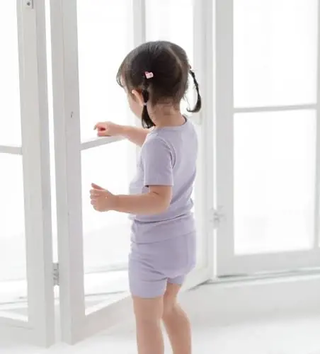 AVAUMA Toddler Short Pajamas Set Baby Boys Girls Kids Snug fit Ribbed Sleepwear pjs for Daily Life Style - 5