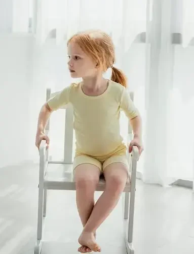 AVAUMA Toddler Short Pajamas Set Baby Boys Girls Kids Snug fit Ribbed Sleepwear pjs for Daily Life Style - 5