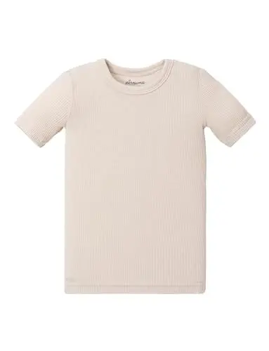 AVAUMA Bebek Kısa Pijama Takımı Bebek Erkek Kız Çocuklar Günlük Yaşam Tarzı için Dar Kesim Fitilli Uyku Giyim pjs - 2