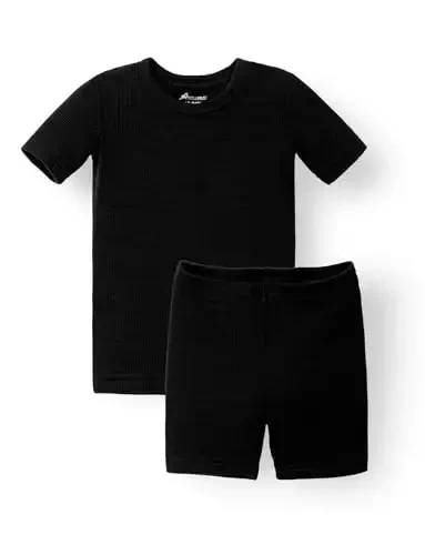 AVAUMA Toddler Short Pajamas Set Baby Boys Girls Kids Snug fit Ribbed Sleepwear pjs for Daily Life Style - MODAZONE